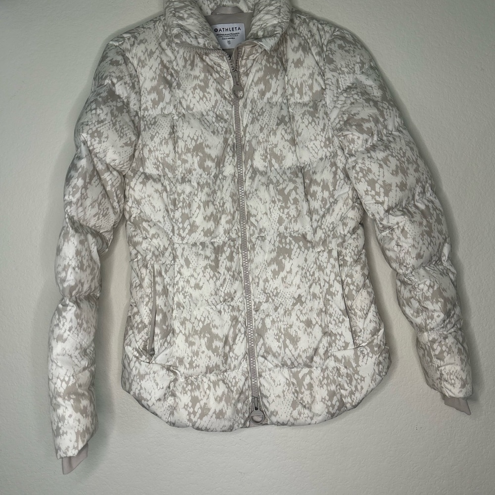 Athleta Downtown Printed Jacket In Python Seasalt… - image 3